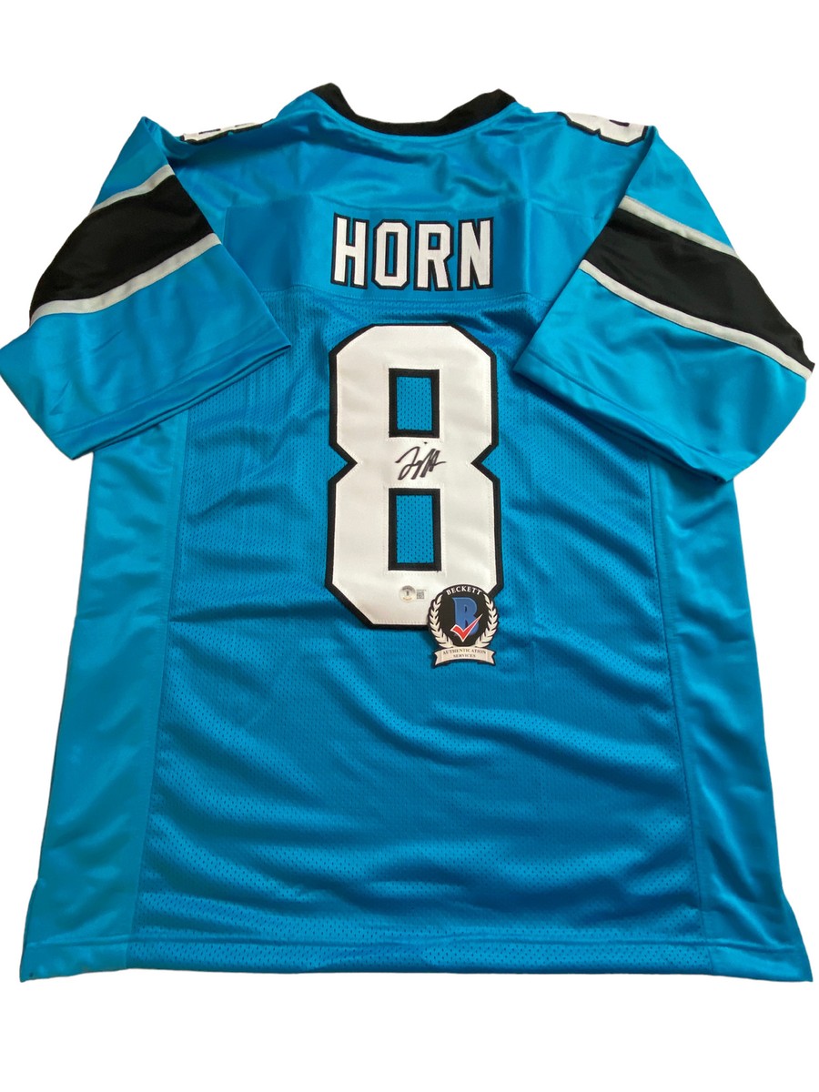 JAYCEE HORN SIGNED CAROLINA PANTHERS CUSTOM JERSEY BECKETT BAS COA
