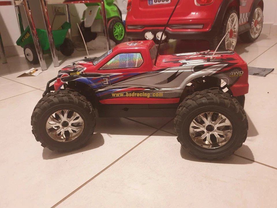BSD Racing Viper Monster Truck Nitro 4WD usato testato modellismo perfetto - Immagine 4 di 4
