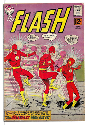 The Flash #132 (DC) Nov 1962, 12¢ cv price, Condition: (VG-)