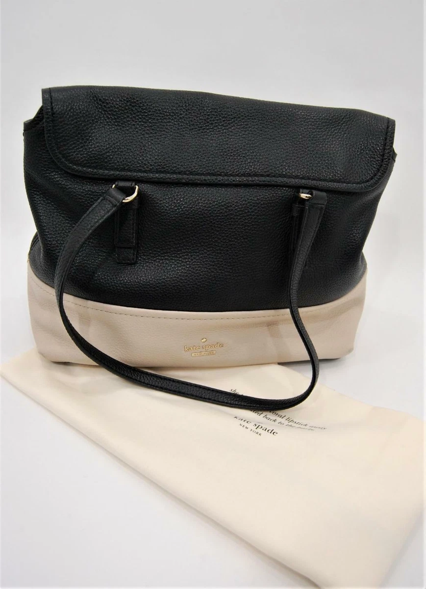 Kate spade black and tan purse discount