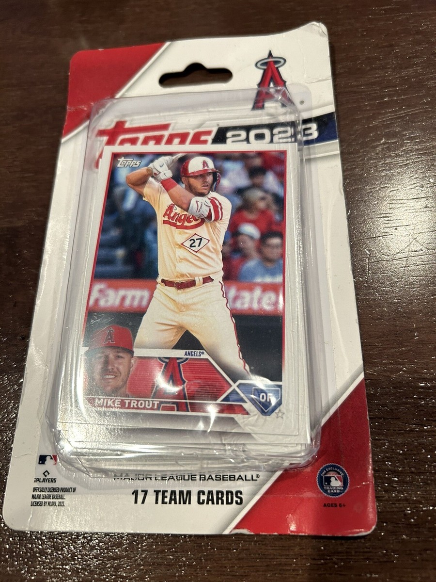 2023 Topps Angels Team Set 17 cards - Mike Trout - Shonei Ohtani 