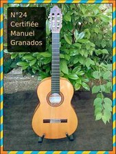 Guitare acoustique Flamenca Camps Primera Blanca Certifiée Manuel Granados RARE