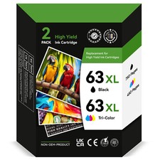 63XL 63XXL Ink Cartridge For HP Officejet 3830 4650 5258 5255 5252 5260 5212 Lot