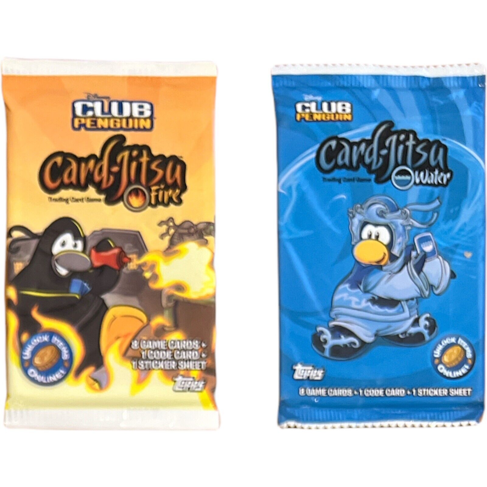 Club Penguin Card-Jitsu water collection for sale - happy to take