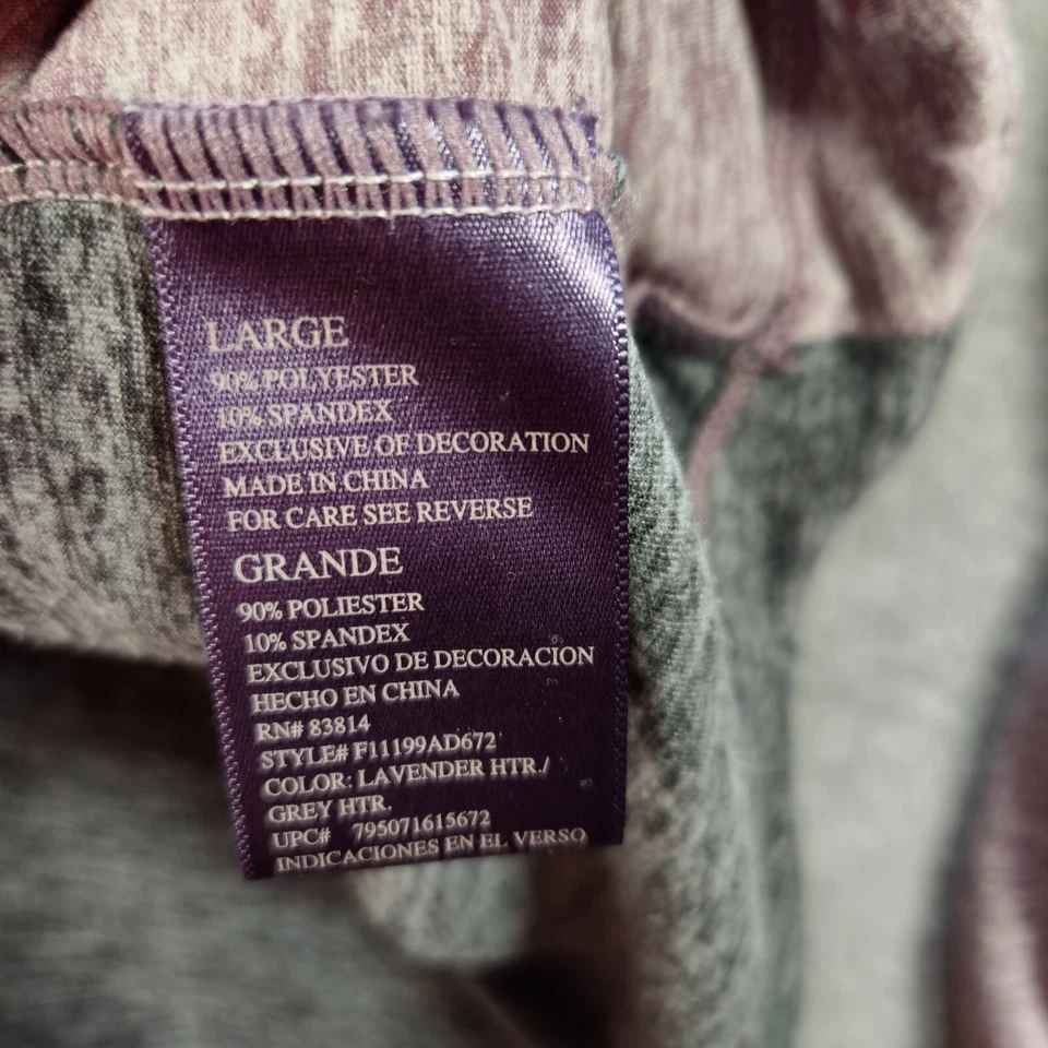 Serene Tangerine Dos Tonos Athleisure Sudadera con Capucha Pullover Sudadera Bloques de Color L/G Foto 3 de 4