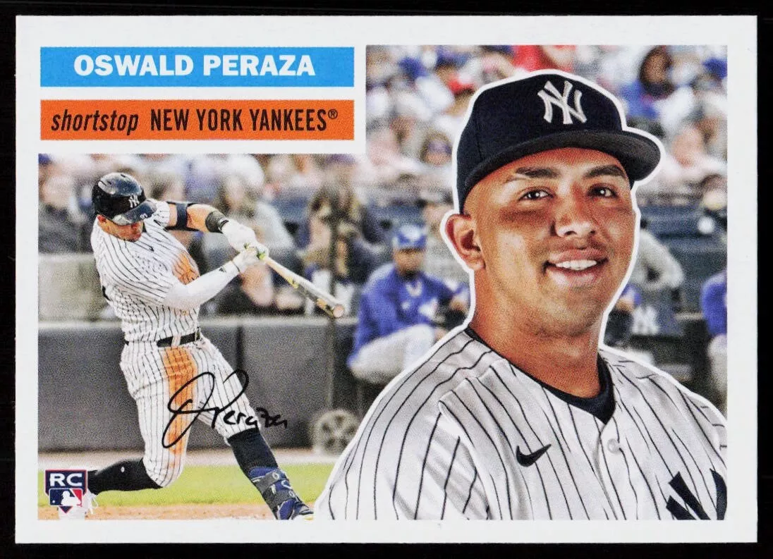 2023 Topps Archives Oswald Peraza #51 BASEBALL Rookie New York Yankees RC