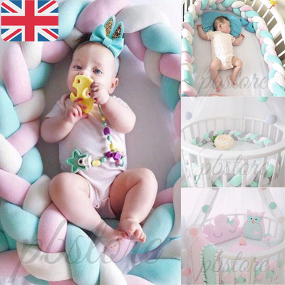 plaited cot bumper