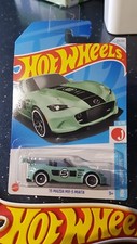 Hot Wheels - '15 Mazda MX-5 Miata, Green, Long Card.  More NEW Model's Listed!!