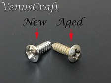 20pc Aged Relic Guitar Pickguard Screws for Fender Stratocaster Telecaster