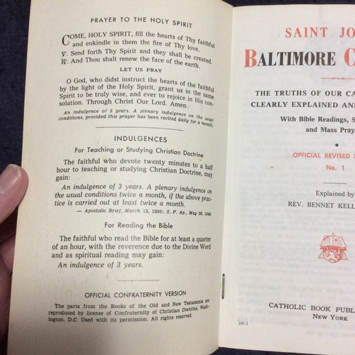 Baltimore Catechism ● 1969 ● The New Saint Joseph ●  ✝ - Picture 7 of 8