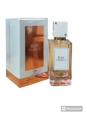 Rose Vanilla by Ajyad 100ml Eau de Parfum Spray Women Arabian Perfume