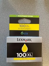 Cartuccia originale Lexmark 100XL giallo/giallo nuova in confezione originale