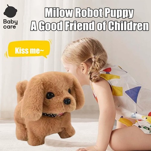 Electronic Walking And Barking Plush Dog Toy Interactive Puppy Dog Skin-friendly - Picture 10 of 16