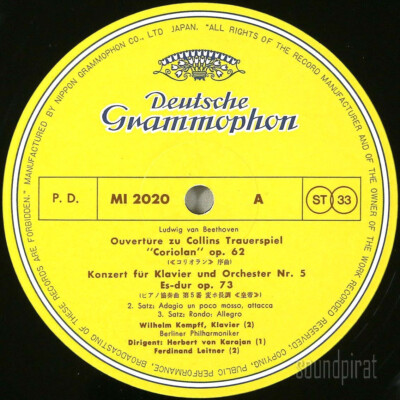 KARAJAN BEETHOVEN 1770-1970 EXPO OSAKA JAPAN DGG STEREO PROMO LP