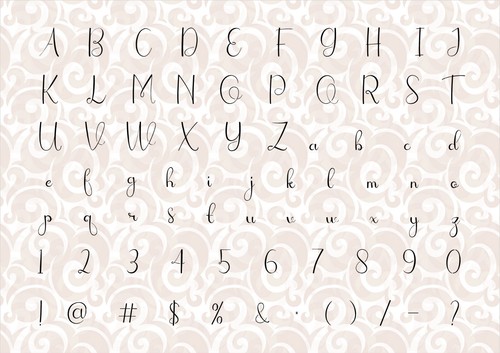 Alphabet Letter Stencil cut from Mylar complete alphabet numbers and symbols - Imagen 5 de 6