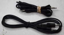 4ft Lot of 2 RCA Male to Male M/M Plugs Audio Cable Composite Black