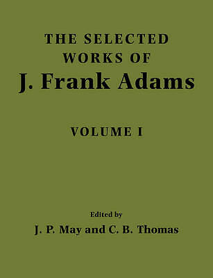 The Selected Works of J. Frank Adams: Volume 1 Adams May Thomas Paperback