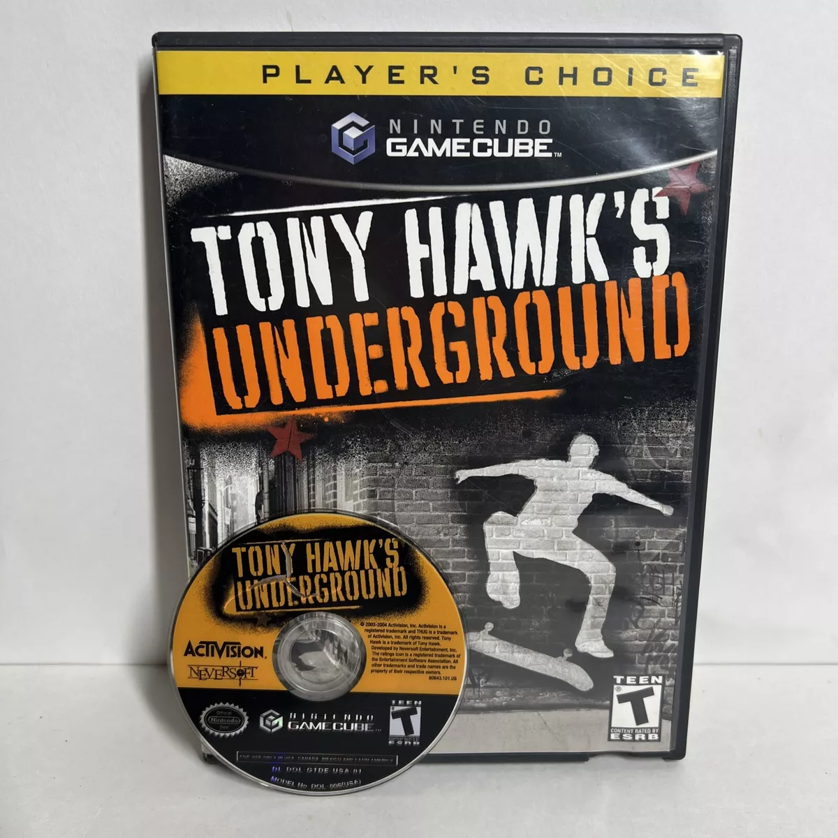 Tony Hawk's Underground (Nintendo GameCube, 2003) for sale online