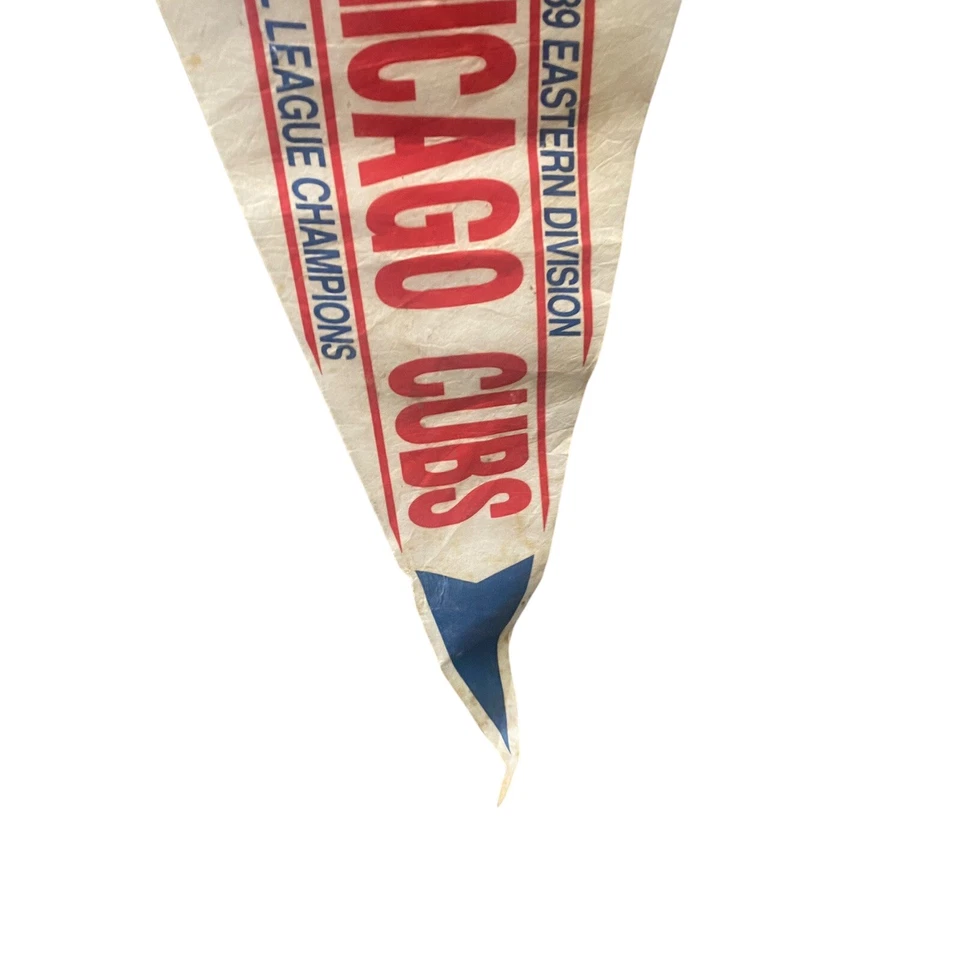 Wincraft Chicago Cubs Eastern Division Champions 1989 Pennant Banner - Image 2 of 2
