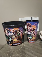 My Hero Academia Popcorn Bucket And Cup New Cinemark Exclusive