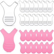 30Pcs Y Lash Lift Tool Y Comb Silicone Brush for Eyelash Extension Makeup Pink