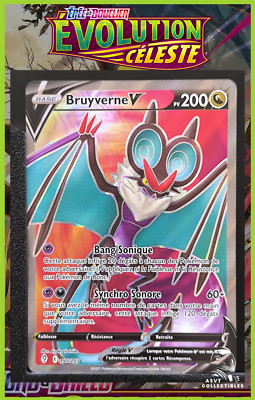 Pokemon Karte Bruyverne V 195/203 EB7 Himmlische Evolution DE