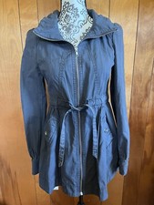 H M Women s Utility Jacket, Small, Blue, Excellent preowned.