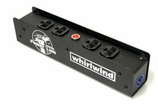 Whirlwind PL1-420 Power Link Box PowerCON In/Out 4 Edison Receptacles BLACK