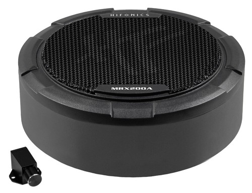 Aktive Active Subwoofer Bass rund Reserverad Hifonics MRX200A flach klein - Bild 2 von 3