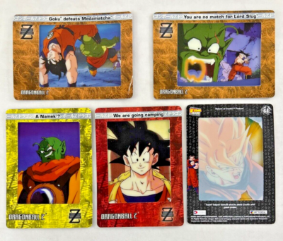 DRAGONBALL Z (Artbox 2002) Complete FILM CARDZ CLEAR CEL Card Set