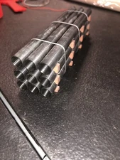 1:87 Ho Scale Black Pipe Load -Tall Stack (4.1in Long)