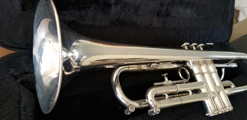 RARE Getzen 490s Silver Trumpet Advanced Student Bb EXC - Picture 8 of 12