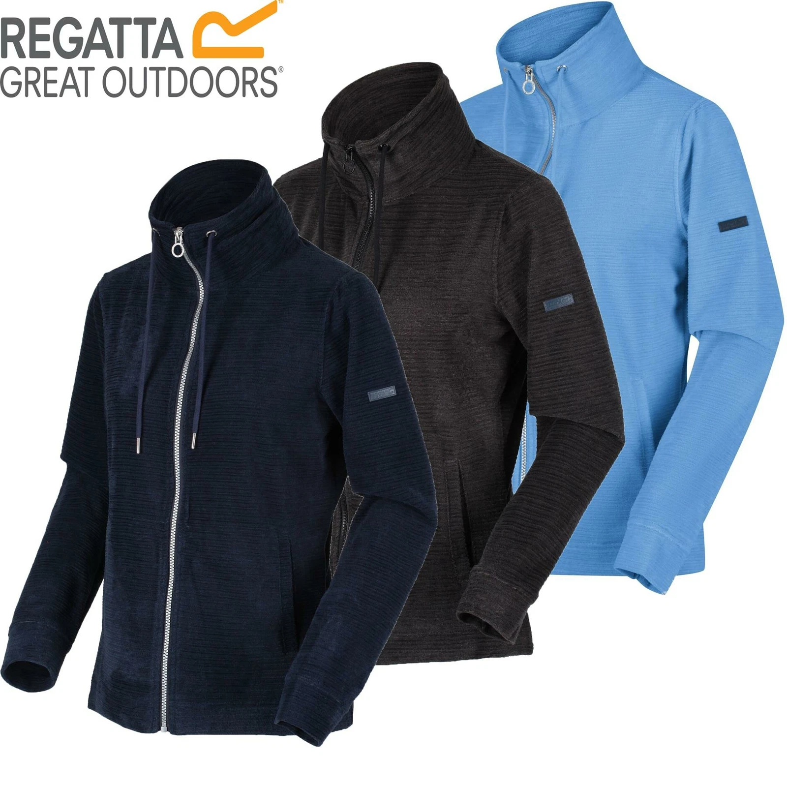 Regatta Womens Edlyn Full Zip Lightweight Stretch Fleece Jacket