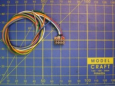 Connecteur d'interface NEM 652 câblé 8 pôles décodeur train DCC DIGITAL HO ...