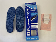Powerstep Orthotics Foot Insoles Arch Support Pinnacle M 7-7.5 W 9-9.5 New Open