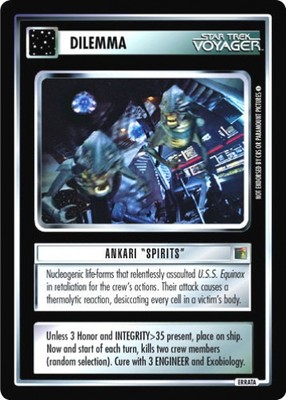 Star Trek CCG The Borg Ankari Spirits (Dilemma) 1R