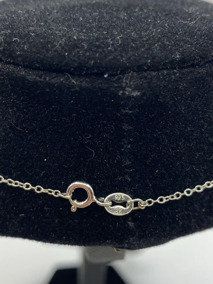 JTV Verde Cromo Diópsido Rodio Sobre Plata de Ley Colgante 18" Cadena 5.8 ctw Foto 3 de 4