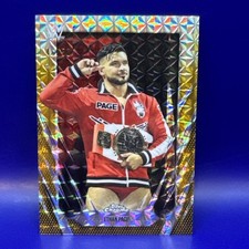 Ethan Page 2026 Topps Chrome WWE Gold Geometric Refractor #46/50