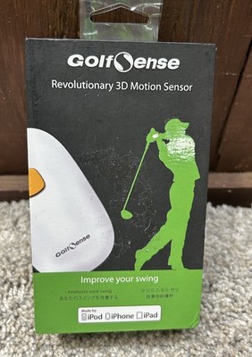 GolfSense Golf Swing Improver 3D Analyzer Motion Sensor for iPhone Untested