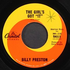 BILLY PRESTON: the girl's got it CAPITOL 7