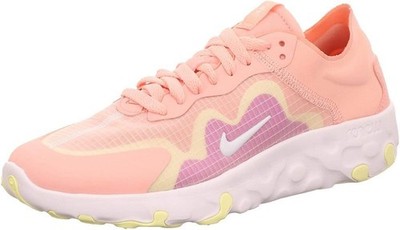 Nike Women's Renew Lucent Casual Shoes, Bleached Coral/White-hyper Violet, US 10