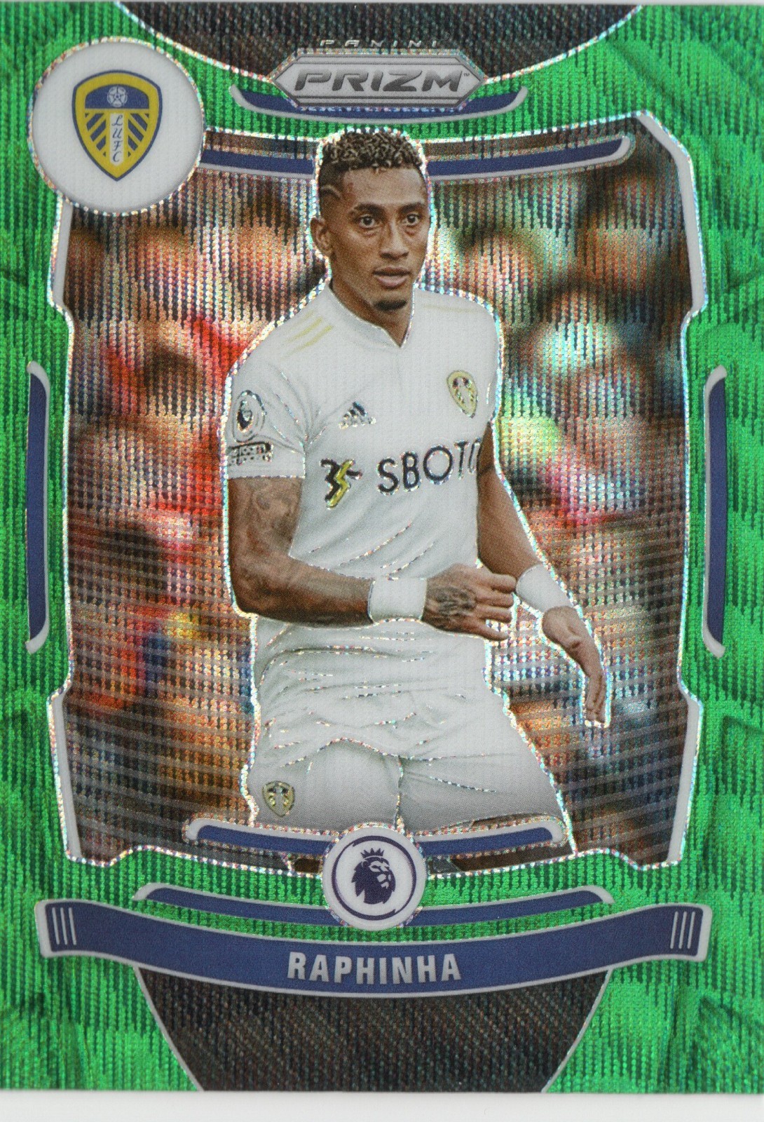 2021-22 Panini Prizm Premier League - Raphinha #220 Green Wave Prizm