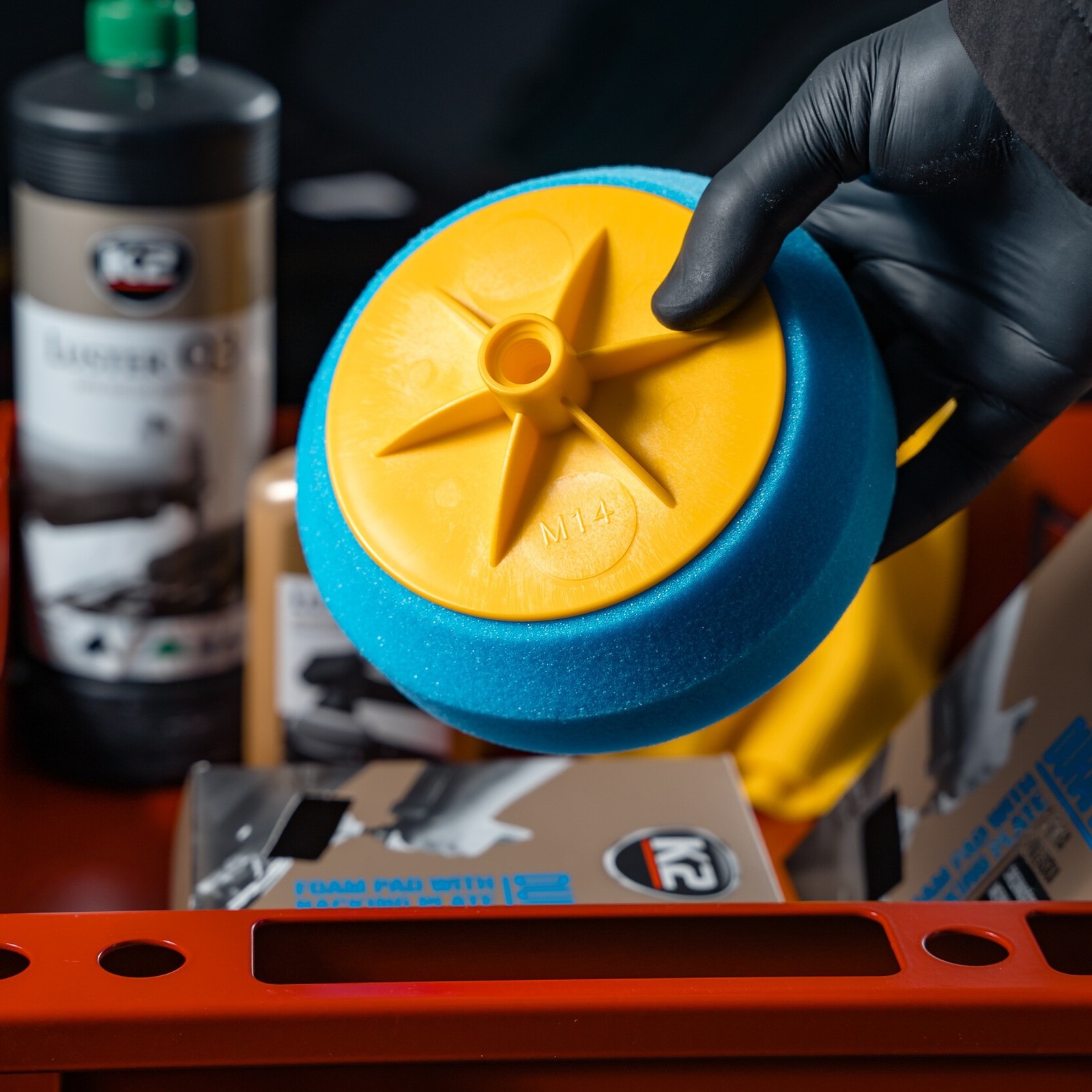 2x ✅Fits K2 KOSMETYKI CHEMIA L641 DURAFLEX - BLUE POLISHING SPONGE M ⭐UK Seller⭐ - Image 9