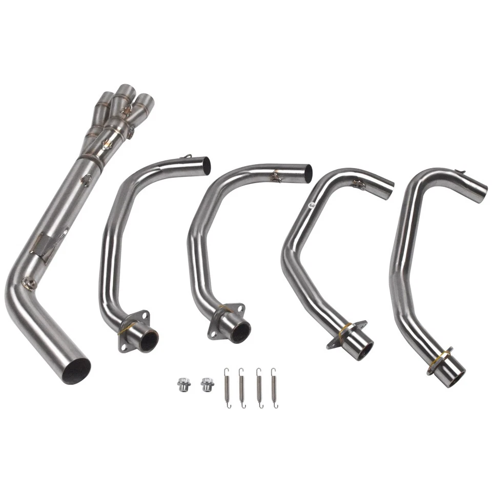 Tubo de escape tubo de enlace medio delantero para Kawasaki Ninja ZX4R ZX4RR 2023-2025 Foto 2 de 4