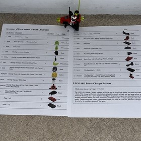 LEGO Space M: Tron Set #6811 - Pulsar Charger - 100% Complete - No Manual - 1990