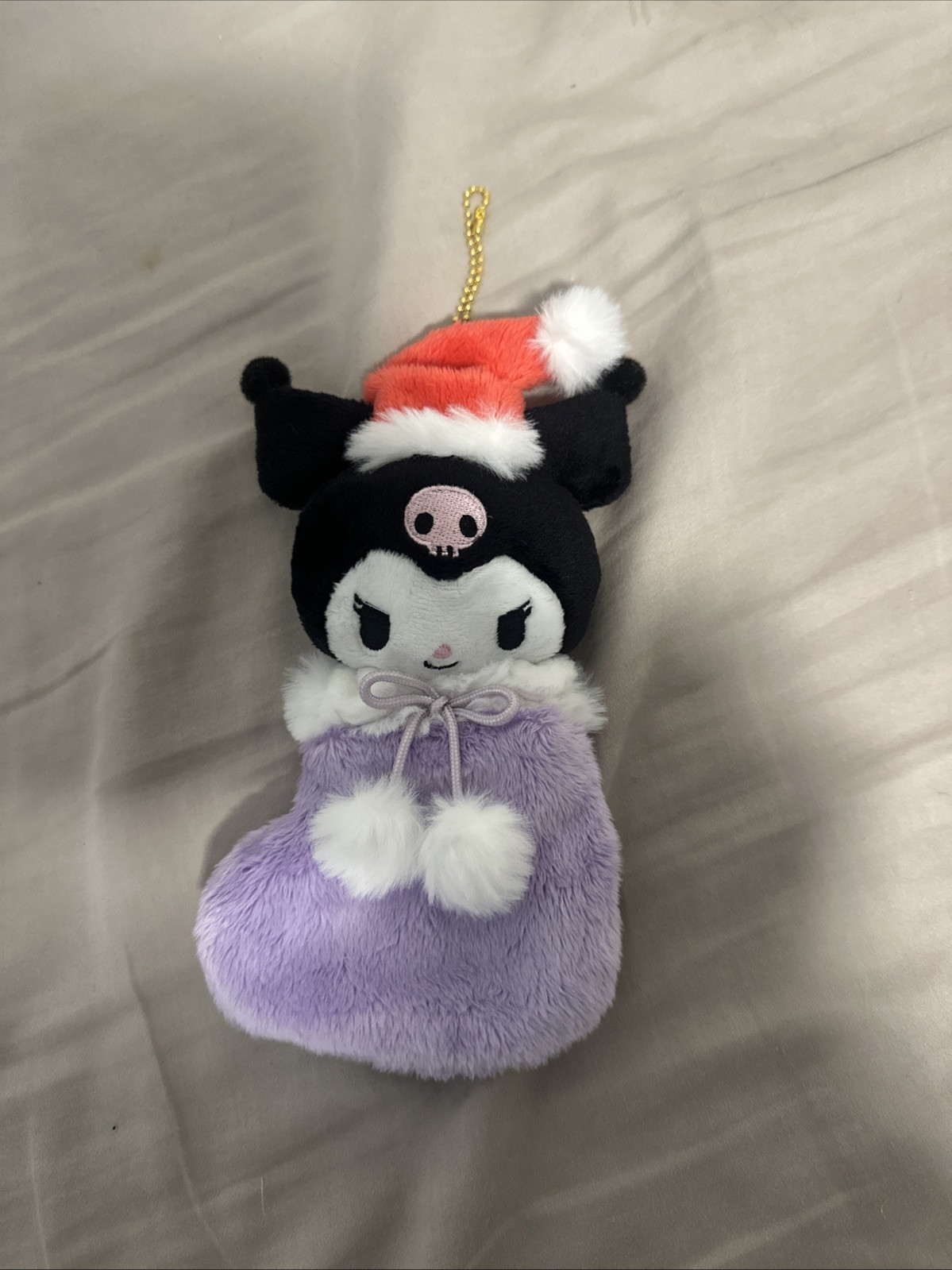 Kuromi  Christmas Stocking Plush Mascot