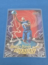 1999-00 Fleer Force Mission Accomplished  #10 MA Baron Davis BASKETBALL Card 1K
