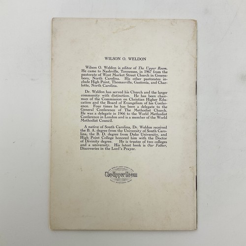 The Thrill of Christian Living Wilson Weldon 1965 Softcover Devotional Booklet - Imagen 13 de 19
