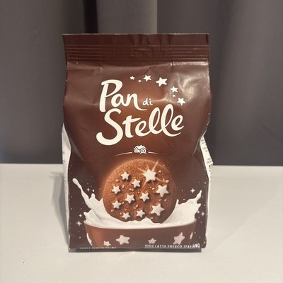 Mulino Bianco Pan di Stelle Chocolate Hazelnut Star Cookies 350g Bag (6 Bags)