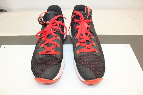 Scarpe da basket vintage Nike Lebron Witness 5 nere e rosse da uomo 8 US / 41 EUR - Foto 7 di 9